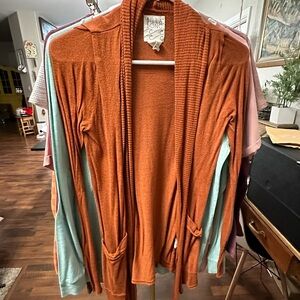Billabong, M, burnt orange, cardigan
